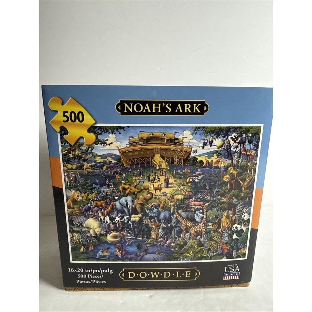 Dowdle Noahs Ark Jigsaw Puzzle 500 Piece Bible Story Puzzle 16x20"‎